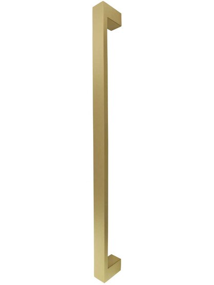 Ultima II Bar-Style Appliance Pull - 18 inch Center-to-Center in Satin Brass.